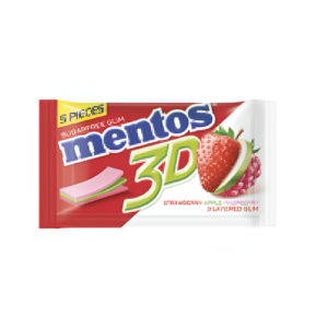Mentos Gum 3D Strawberry /P15
